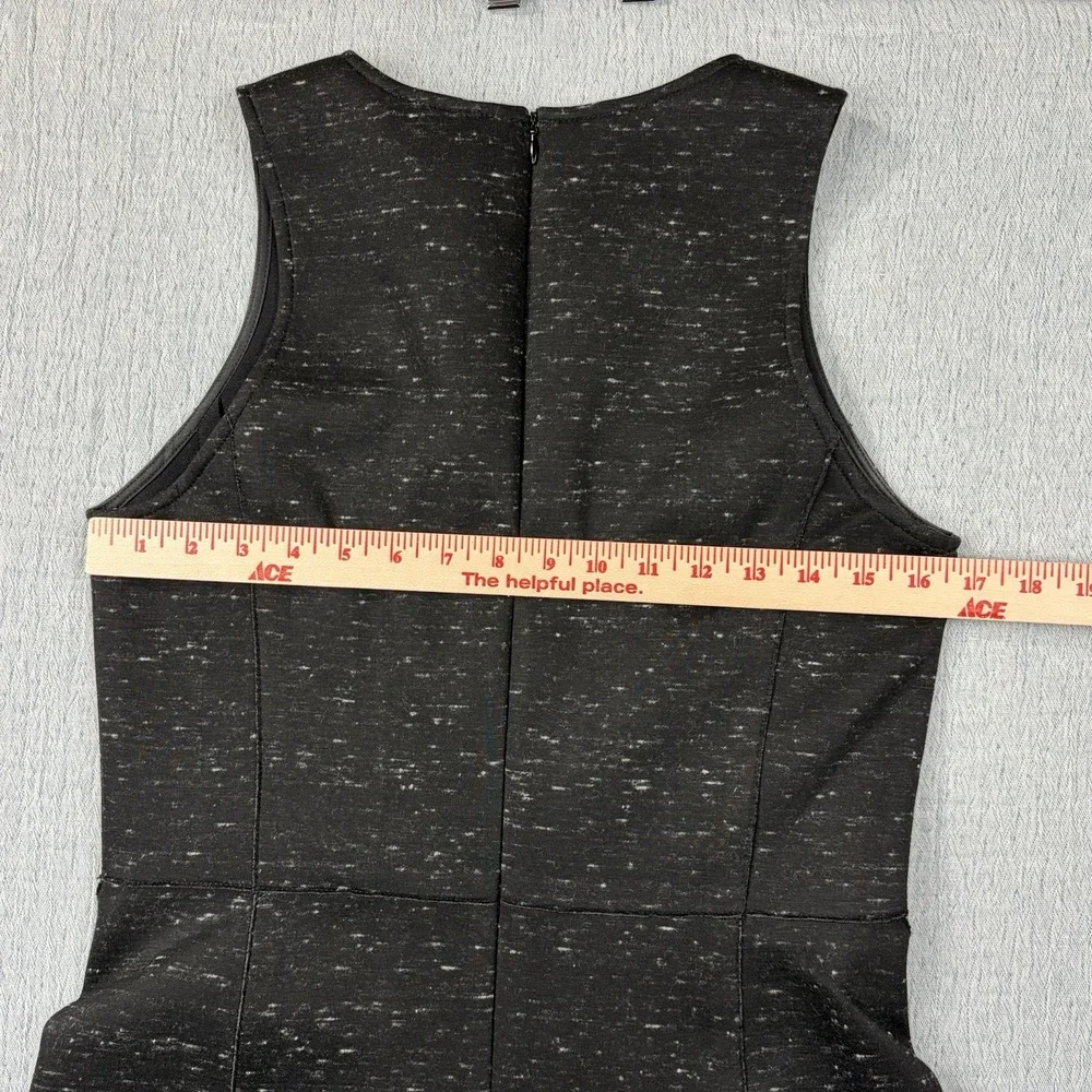 Sea New York Womens Black Speckled Ponte Knit‎ Fit & Flare Dress Size 6 EUC! - Picture 6 of 11